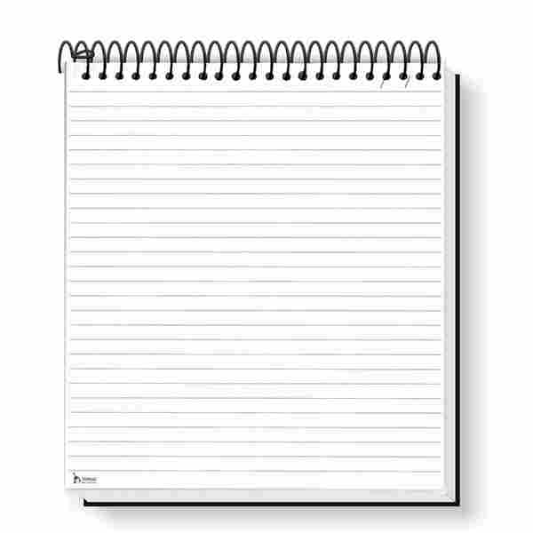 CADERNO 10X1 FLIP PRETO